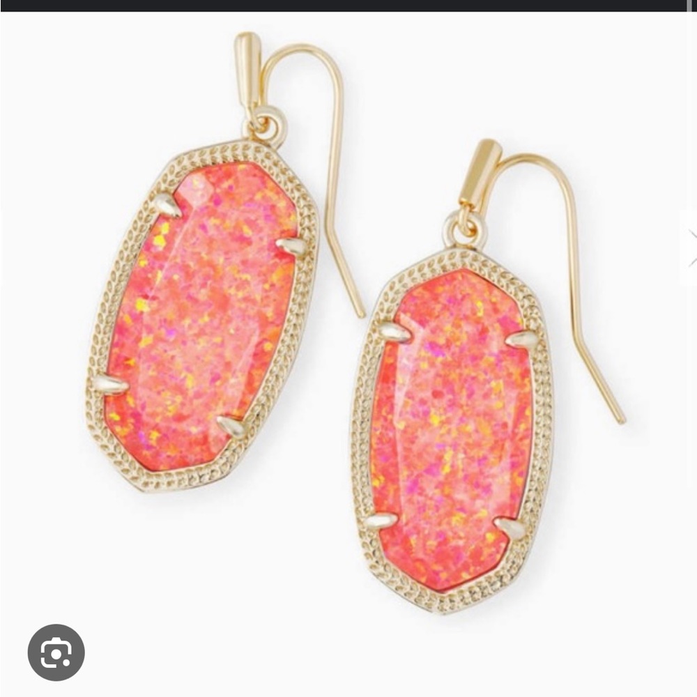 ISO!!! KENDRA SCOTT CORAL KYOCERA OPAL DANI EARRINGS